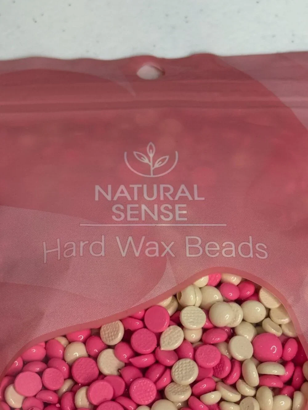 Natural Sense Hard Wax Beads Sensitive Skin 2.8 oz Hair Removal Pink NWT